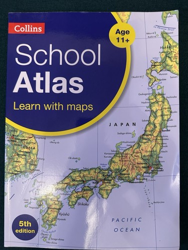 Collins school atlas - collins, 11+