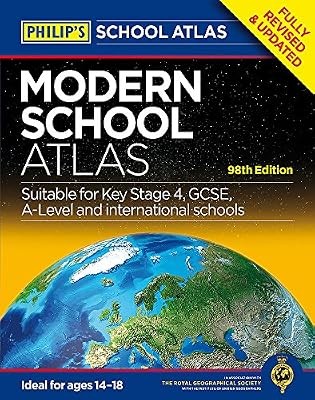 Philips modern school atlas - philips,