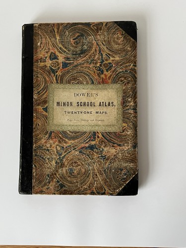 1840 dowers minor school atlas - 1840,