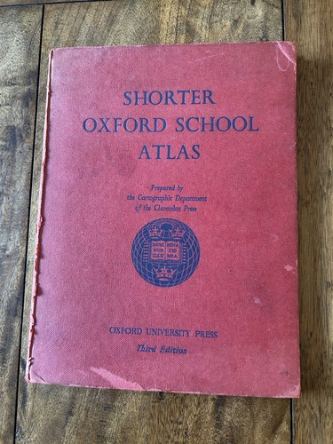 Shorter oxford school - oxford, atlas