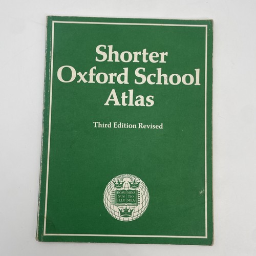 Oxford school atlas vintage - oxford,