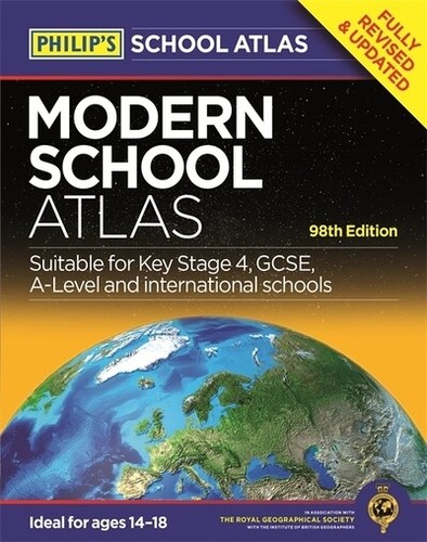 Philip modern school atlas - modern,